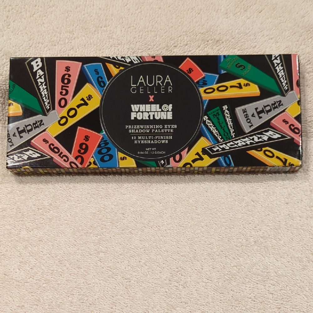 Laura Geller X Wheel Of Fortune Prizewinning Eyes Eyeshadow Palette NIB